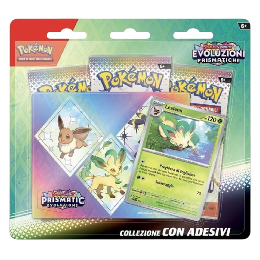 Scarlatto & Violetto – Evoluzioni Prismatiche - Collezione con Adesivi – Leafeon (ITA) 🇮🇹