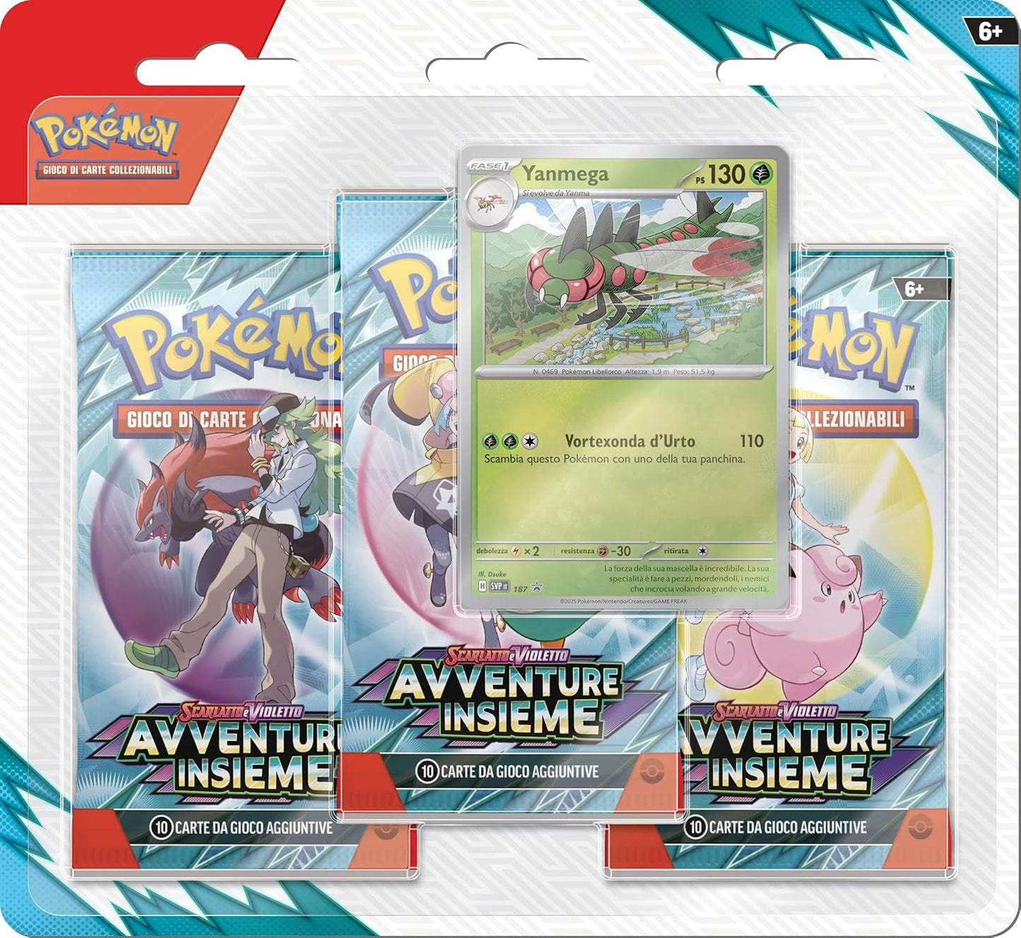 Scarlatto & Violetto – Avventura Insieme - Collezione con 3 buste e carta promo Yanmega - (ITA)🇮🇹
