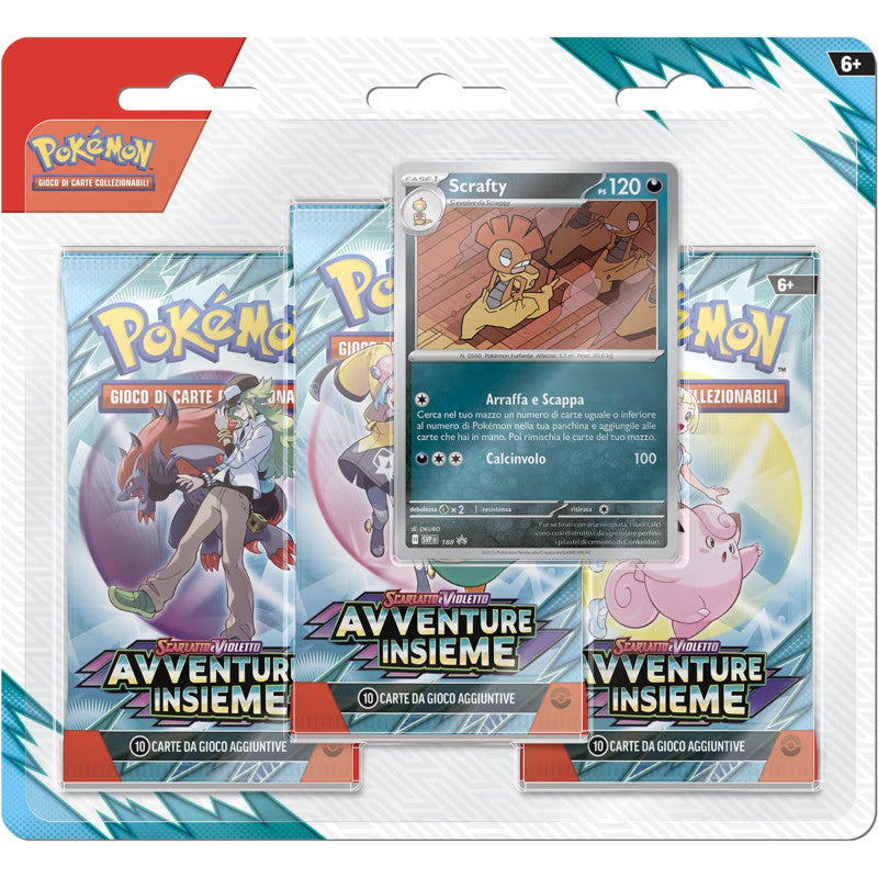 Scarlatto & Violetto – Avventura Insieme - Collezione con 3 buste e carta promo Scrafy - (ITA)🇮🇹