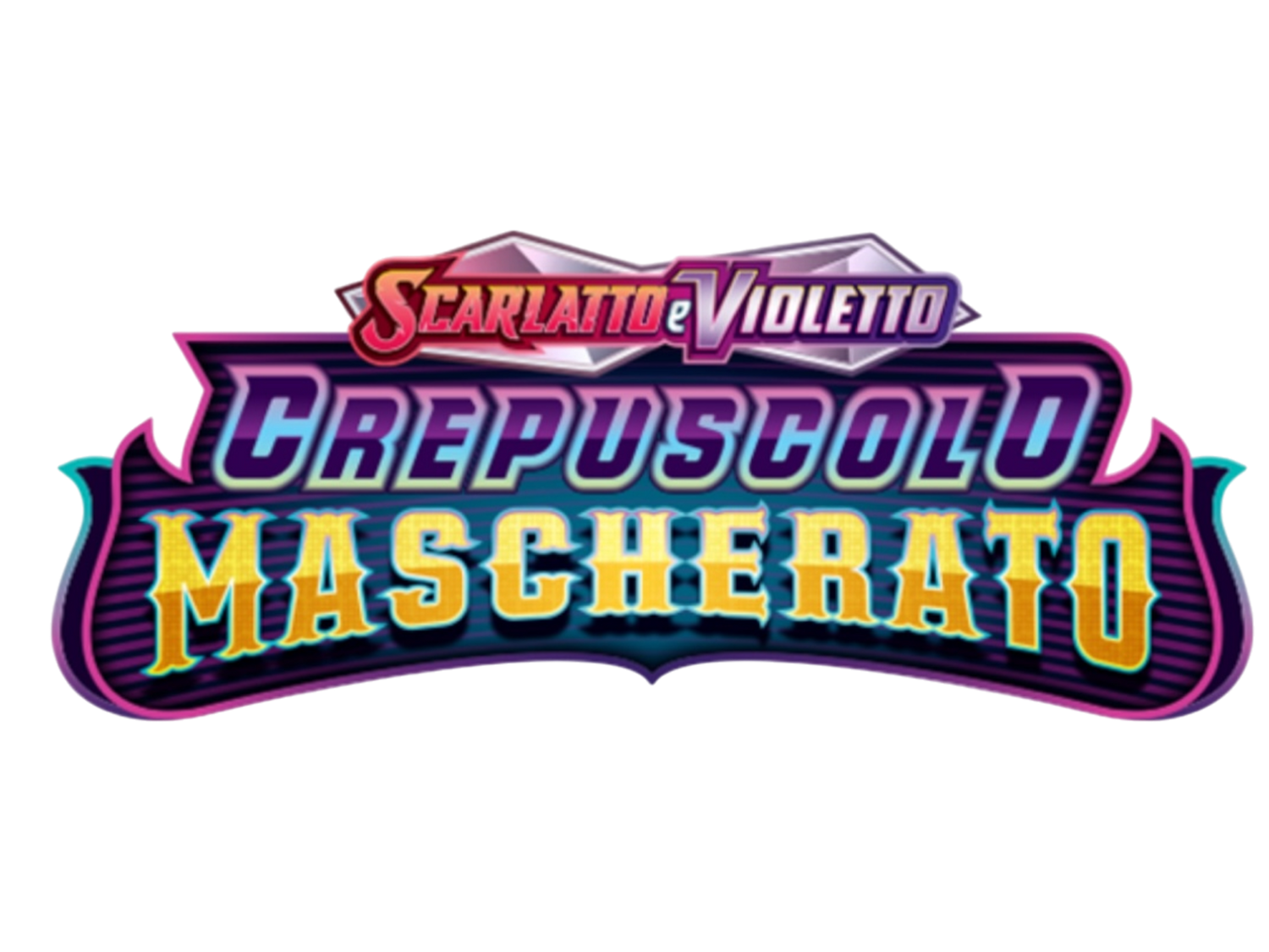 Crepuscolo Mascherato - (Scarlatto e Violetto)