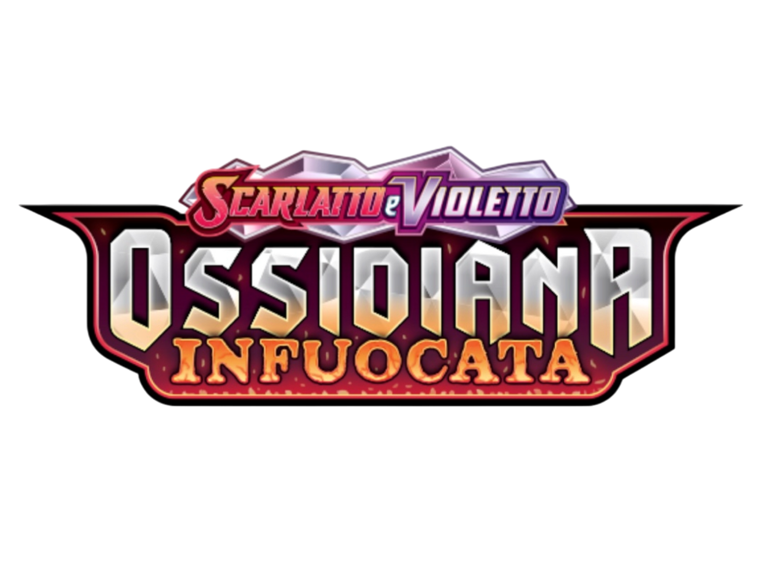 Ossidiana Infuocata - (Scarlatto e Violetto)