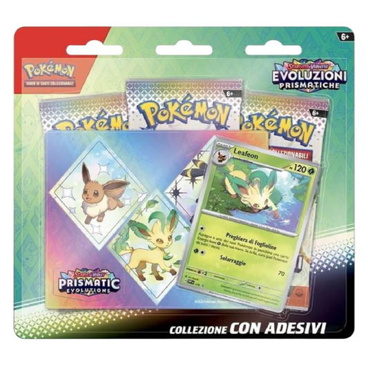 Scarlatto & Violetto – Evoluzioni Prismatiche - Collezione con Adesivi – Leafeon (ITA) 🇮🇹