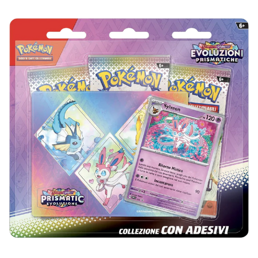 Scarlatto & Violetto – Evoluzioni Prismatiche - Collezione con Adesivi – Sylveon (ITA) 🇮🇹