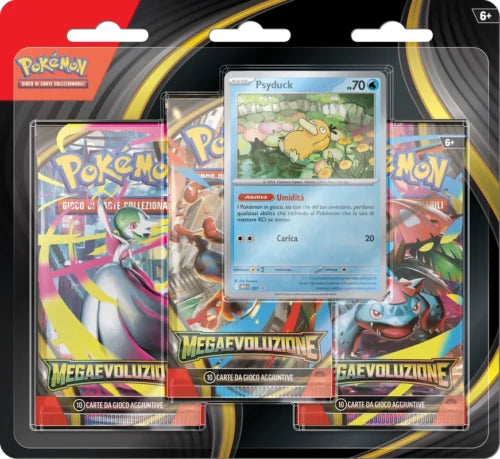 Megaevoluzione - Blister 3 pack Psyduck- (ITA)🇮🇹